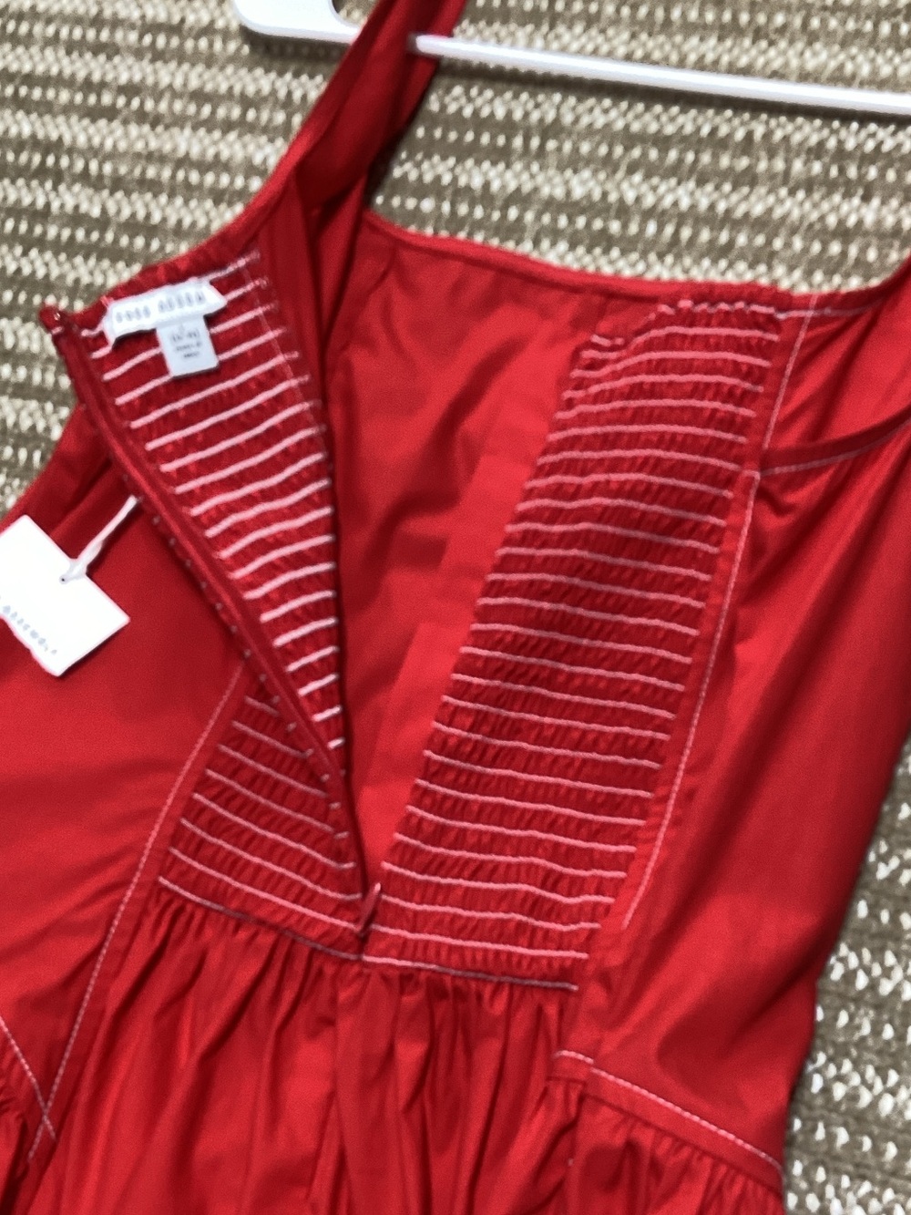 NWT Free Assembly Size Large Women's Red Midi Dress - Picture 8 of 12